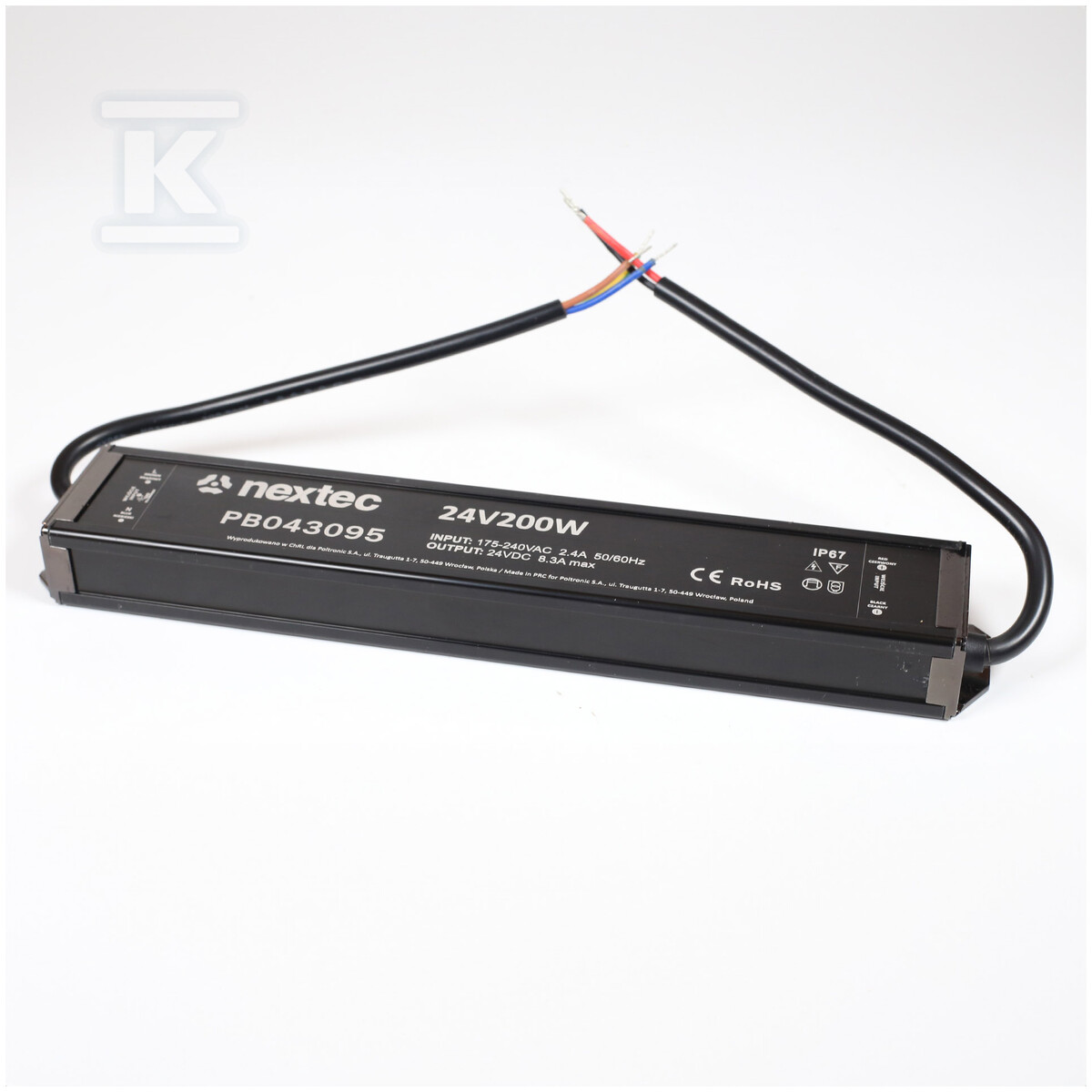 Waterproof power supply, LLG 24V / IP67 - PB043095